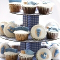 Mavi & Beyaz Cupcakeler